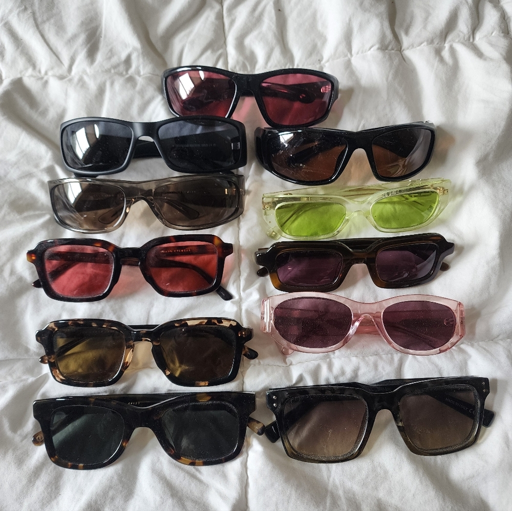 Sunglasses Lot of 11 Von Zipper, Crap Eyewear, Ritual Vision
